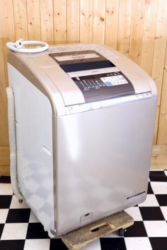 HITACHI 日立 電気洗濯乾燥機 洗濯機　ビートウォッシュ BW-D9MV-1 大容量9kg 2012年製