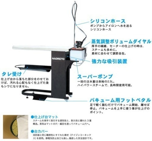 NAOMOTO アイロン/アイロン台