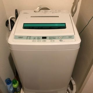 AQUA12年製■全自動洗濯機■AQW-S50A■5.0kg　美...