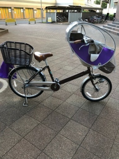 前カゴ子乗せ自転車 リトルキディーズ付