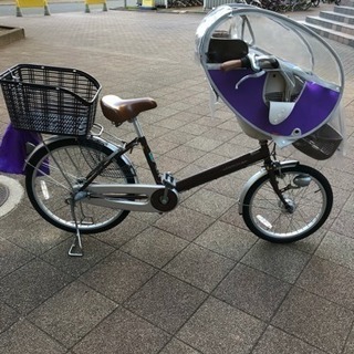 前カゴ子乗せ自転車 リトルキディーズ付