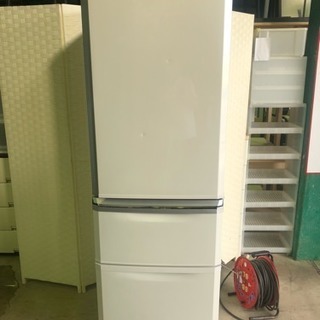 MITSUBISHI  MR-C37R-W  3ドア冷蔵庫  メンテナンス動作確認済