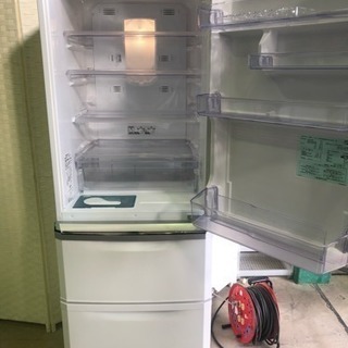 MITSUBISHI  MR-C37R-W  3ドア冷蔵庫  メンテナンス動作確認済
