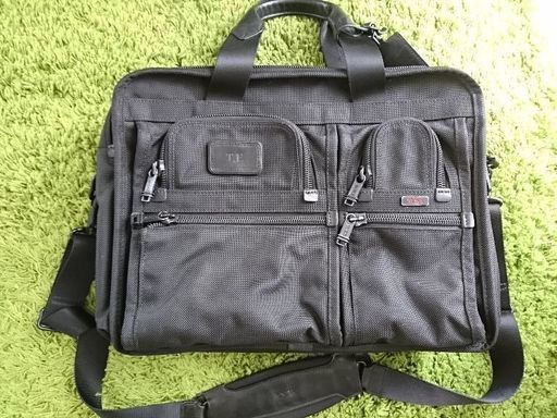 TUMI◆ALPHA/エクスパンダブルオーガナイザーブリーフケース/ナイロン/BLK/26141DH