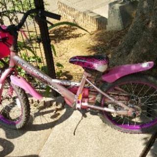 女児用18インチ自転車