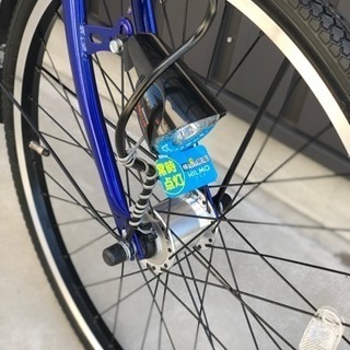 売切⬛️新車☆ジュラルディジュニア◆２２インチ　LEDオートライト◆シマノ６段変速 ◆ブルー