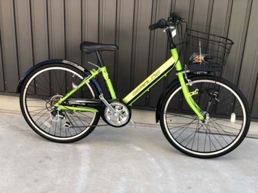 ⬛︎売切⬛︎新車☆ジュラルディジュニア◆２２インチ　LEDオートライト◆シマノ６段変速 ◆グリーン
