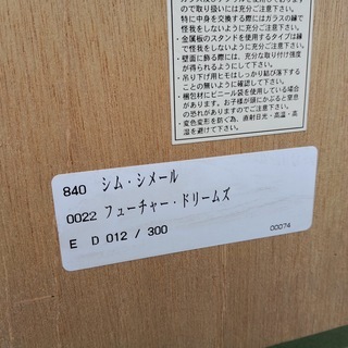 【値下げしました】シム・シメール フューチャー・ドリームズ