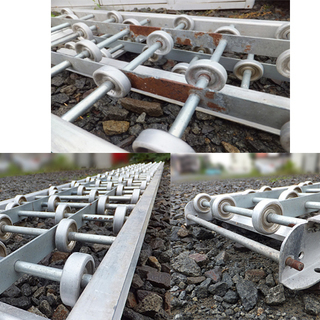 三機工業 アルミ ソロバンホイールコンベア 3m