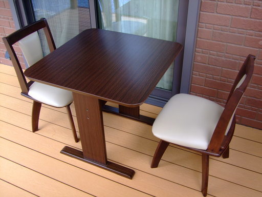 ★ニトリ ダイニングテーブル＆回転式食卓椅子2脚セット