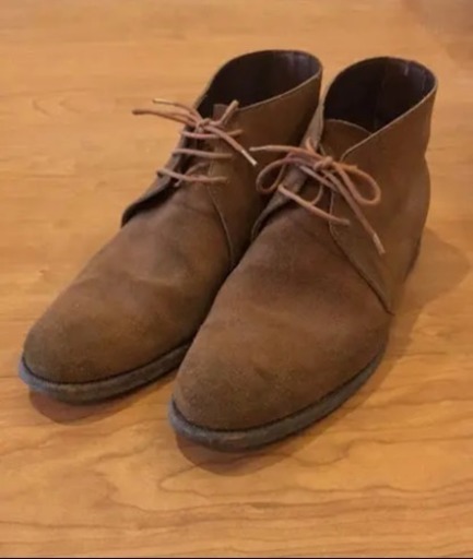 イギリス製 UNITED ARROWS スウェード デザートブーツ 茶