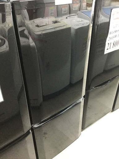 納得できる割引 【送料無料・設置無料サービス有り】冷蔵庫 中古 MR-P15Z-B1 MITSUBISHI 2016年製 冷蔵庫