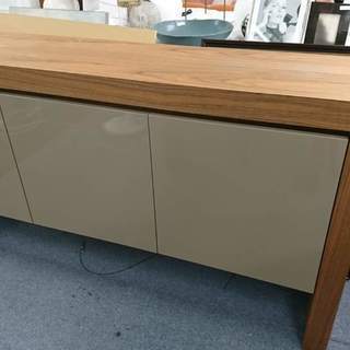 大型高級 飾り棚 W1625×D350×H850㎜ キャビネット・チェスト (18791)