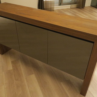 大型高級 飾り棚 W1625×D350×H850㎜ キャビネット・チェスト (18791)