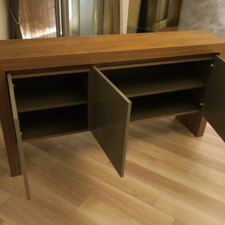 大型高級 飾り棚 W1625×D350×H850㎜ キャビネット・チェスト (18791)