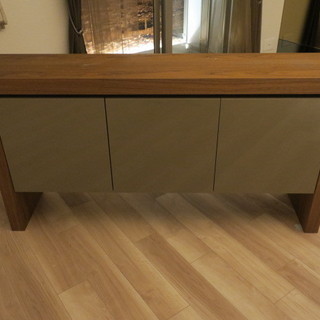 大型高級 飾り棚 W1625×D350×H850㎜ キャビネット・チェスト (18791)