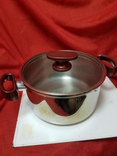格安T-fal　両手鍋　3L　IH可！