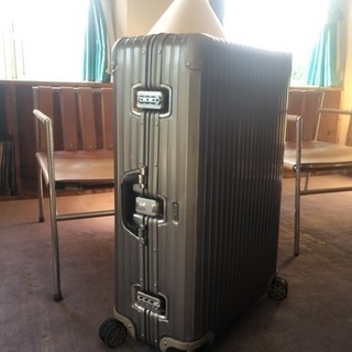 開い祝 リモワ rimowa チタニウム プレミアム 98L 4輪 TSAロック搭載