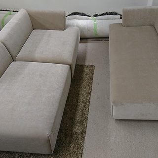 組み合わせ自由 ソファ 広さたっぷり 1780ｍｍ×1・980ｍｍ×2＝計3740㎜ I型・L型・対面 展示品