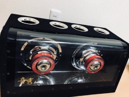 音秀 O.TO.HI.DE PL-022 アンプ内蔵ウーファー すぐ使える配線付き お 