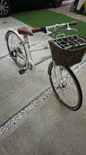 美品 ブリヂストン マークローザ 白 26インチ ７段ギア