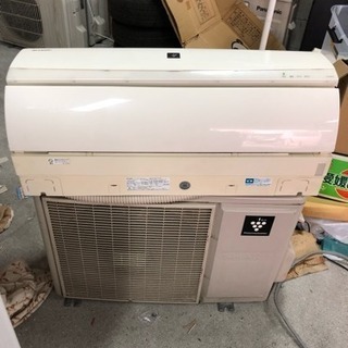 2011年製 シャープエアコン 14畳用 ガス保証 掃除機能付き リモコン付き