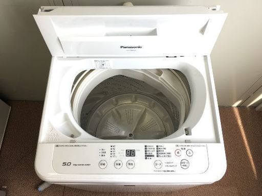 極美品‼ Panasonic パナソニック 洗濯機　2017年製　5.0kg 白　NA-F50ME4