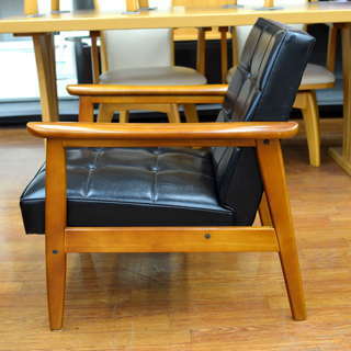 【19日まで値引き】カリモク Karimoku Kチェア 1シーター ブラック 19日まで値引き】カリモク Karimoku Kチェア 1シーター ブラック 19日