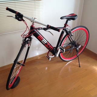 自転車 外での使用なし