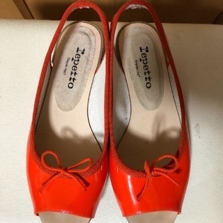レペットの朱赤の靴★美品サイズ36