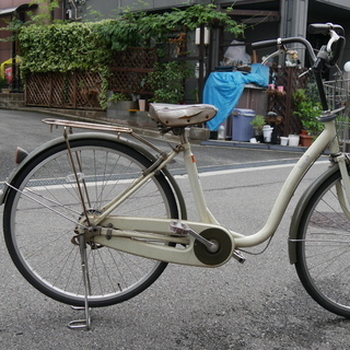 自転車差し上げます　２６インチ　一様乗れます。