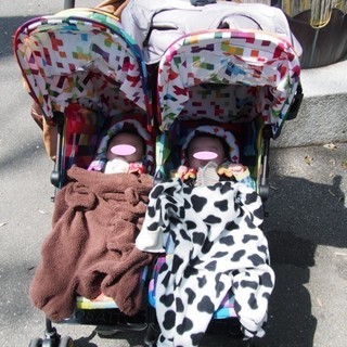 コサット 双子用ベビーカー