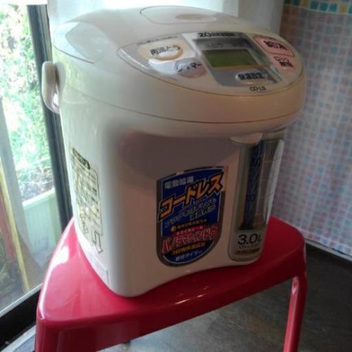 象印電気ポット　美品　コードレスも可能