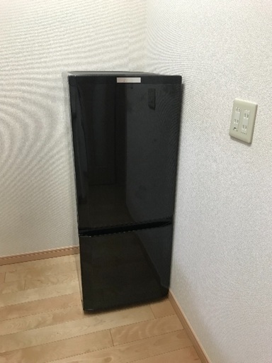 2017年冷蔵庫（黒）