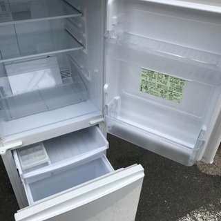 冷蔵庫 シャープ 一人暮らし 2ドア 137ℓ 2014年 SJ-14Y-W