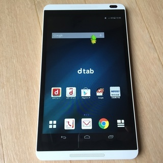 値下げ 本体のみ docomo タブレット dtab d-01G