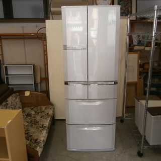 ５ドア冷蔵庫　三菱　465リッター　自動製氷　中古超美品