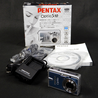 PENTAX デジタルカメラ OPTIO S10 シルバー  Used