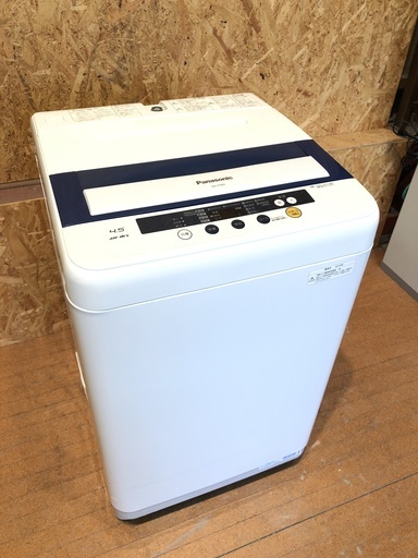 Panasonic NA-F45B3 4.5kg 全自動洗濯機 クリーニング済 初期動作保証あり