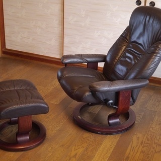 F1037②【早い者勝ち☆】EKORNES ストレスレスチェア オットマン 安らか 