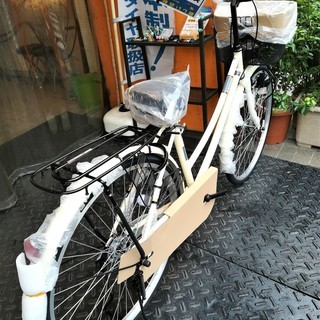 ☆特価新車！26インチ ママチャリ アイボリーホワイト♪