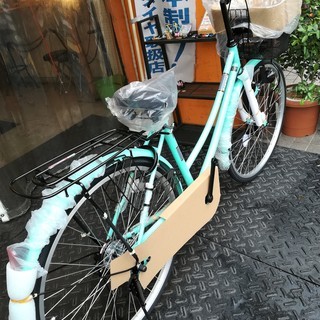 ☆特価新車！26インチ ママチャリ ミントグリーン♪