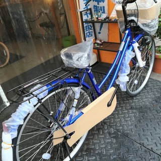 ☆特価新車！26インチ ママチャリ メタリックブルー♪