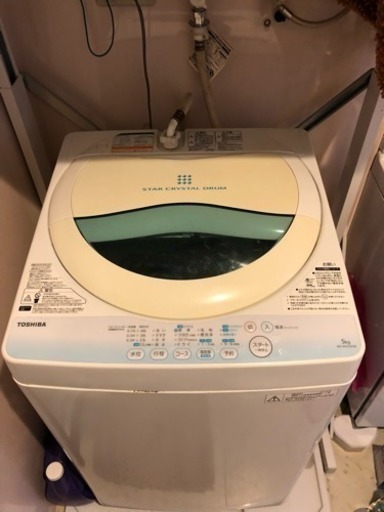 2013年製、TOSHIBA洗濯機、5kg