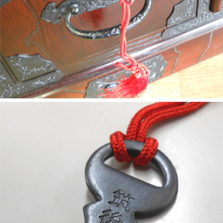 筑後民芸 階段箪笥 彩り階段 右下り チェスト 欅 ケヤキ 鍵付き 5段 桐内装 焼印入り 和家具 階段 箪笥 タンス 札幌 清田区 平岡