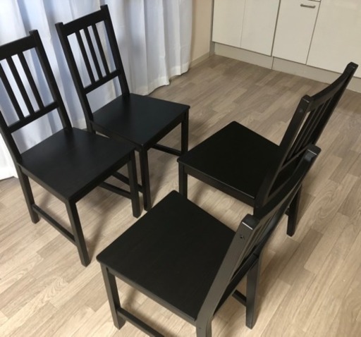 IKEAで購入したダイニングチェア4脚