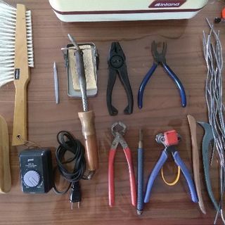 ステンドグラス　道具　中古品