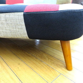 トレファク鶴ヶ島店】パッチワークのかわいい2人掛けソファ！