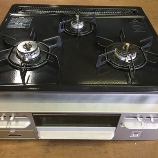 ☆美品 HARMAN ハーマン LPガス用 (LPG/プロパンガス) 3口ビルトインガスコンロ DG32N1SR☆