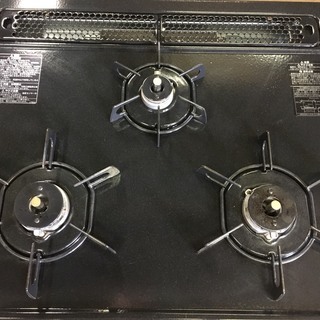 ☆美品 HARMAN ハーマン LPガス用 (LPG/プロパンガス) 3口ビルトインガスコンロ DG32N1SR☆